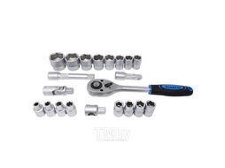 Набор инструментов 22пр. 1/2" (8-32мм, 6-гран.) KINGTUL KT22