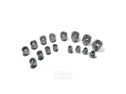 Набор инструментов 21пр 3/4"(6гр)(17,19,21,22,24,27,30,32,34,36,36-12гр.,38,41,46,48,50мм) WMC TOOLS 6201B-5