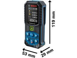 Дальномер лазерный BOSCH GLM 50-27 CG (0.05 - 50 м, +/- 2 мм/м, IP 65, Li-Ion Adapter)