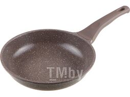Сковорода литая ф 24х5.5 см, алюм., антиприг. покр., серия Brown, PERFECTO LINEA