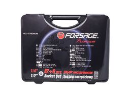 Набор инструментов 82+6пр.1/41/2(6гр.)+(головка-бита 1/4 T40 FORSAGE F-4821-5 PREMIUM