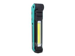 Лампа светодиодная аккумуляторная с магнитом (5W/3WCOB, 150/360Lumen, 3.7V, 2000mAh, t зарядки 4ч, USB провод, защита гнезда зарядки, поворотная 270гр) RockFORCE RF-EL2301