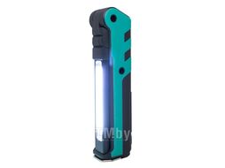Лампа светодиодная аккумуляторная с магнитом (5W/3WCOB, 150/360Lumen, 3.7V, 2000mAh, t зарядки 4ч, USB провод, защита гнезда зарядки, поворотная 270гр) RockFORCE RF-EL2301