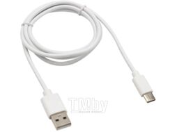 Кабель USB-Type-C/2A/PVC/white/1m/REXANT REXANT 18-1895