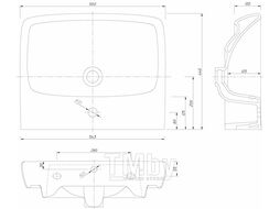 Умывальник Kolo Nova Pro 55 см (M31156000)