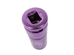 Головка глубокая для литых дисков с защитным кожухом 22мм, 1/2", на пластиковом держателе Rock FORCE RF-4458525C
