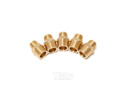 Соединитель резьбовой наруж. резьба 3/8"x1/4", к-т 5шт. Forsage F-MM06/04K
