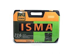 Набор инструментов 216пр. 1/4", 3/8", 1/2" (6гр.) ISMA ISMA-38841