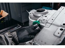 Черные нескользящие одноразовые нитриловые перчатки JSN NATRIX, размер M,уп.50 шт. Jeta Safety JSN50NATRIXBL08-M