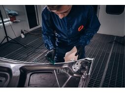 Черные нескользящие одноразовые нитриловые перчатки JSN NATRIX, размер M,уп.50 шт. Jeta Safety JSN50NATRIXBL08-M