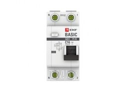 Дифференциальный автомат EKF Basic АД-12 1P+N 16А 30мА АС C / DA12-16-30-bas