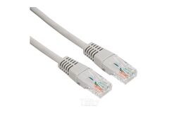Патч-корд U/UTP, категория 5e, RJ45-RJ45, неэкранированный, LSZH серый, 5 м REXANT 18-8007