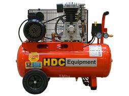 Компрессор HDC HD-A051 (396 л/мин, 10 атм, ременной, масляный, ресив. 50 л, 220 В, 2.20 кВт)