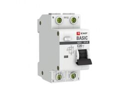 Дифференциальный автомат EKF Basic АД-12 1P+N 20А 30мА АС C / DA12-20-30-bas