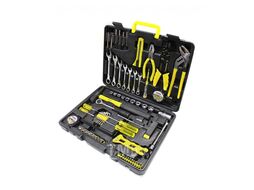 Набор инструментов WMC TOOLS 555 пр. 1/2(5-19мм, ключи:10-17мм,шарнирно-губцевый инстр.,отвертки,биты,молоток, ключи 6-е Г-обр.-е,расходник) 30555