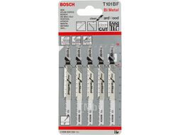 Пилки для лобзика T101BF по дереву 5шт. BOSCH (2608634234)
