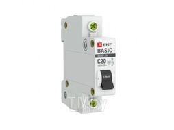 Выключатель автоматический EKF ВА 47-29 1P 20А (C) 4.5кА / mcb4729-1-20C