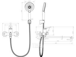 Смеситель для ванны (Lt) D40 LM3851C Lemark