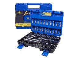 Набор инструментов 46пр. 1/4" (6гр.) KINGTUL KT-2462-5 EURO