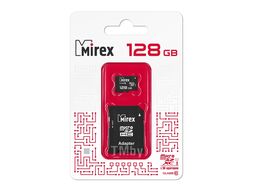 Карта памяти MicroSDXC 128Gb Class 10 UHS-I MIREX с адаптером