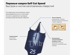 Сверло перьевое по дереву 6X400 BOSCH