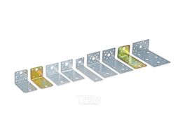 Крепежный уголок оцинкованный ассиметричный EKT 50x150x90x1,5 мм KUAS-90x1,5 (упак/4шт) V020501