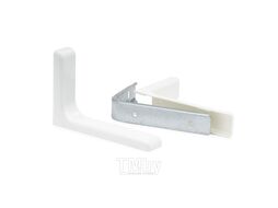 Кронштейн в пластиковом корпусе EKT 115x80mm, белый (упак/2шт) CV501933