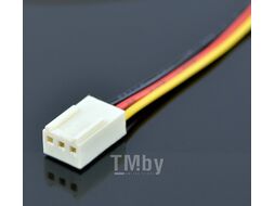 Вентилятор Gembird 120x120x25 втулка 3pin 30см FANCASE3