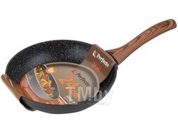 Сковорода ф 24х4.8 см, алюм., антиприг. покр., для индукц. плит, серия Hardy Plus, PERFECTO LINEA