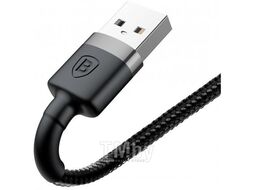 Кабель Type-C Baseus Cafule Type-C to Lightning PD 18W 1.0м серый+черный CATLKLF-G1