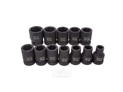 Набор головок ударных, 12пр., 1/2" 6гр.(10,12,13,14,15,16,17,18,19,21,22,24мм),в метал. кейсе Rock FORCE RF-4129MPB(4129-5MPB)