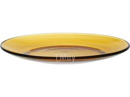 Тарелка десертная стеклянная, 190 мм, серия Lys Amber, DURALEX (Франция)