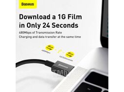 Кабель Lightning Baseus Superior Series быстрая зарядка Type-C to iP PD 20W 1.0м черный CATLYS-A01