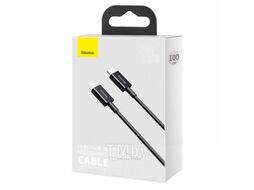 Кабель Lightning Baseus Superior Series быстрая зарядка Type-C to iP PD 20W 1.0м черный CATLYS-A01