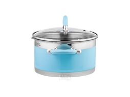 Кастрюля LARA серия SKY BLUE 16см 1.7л LR02-440