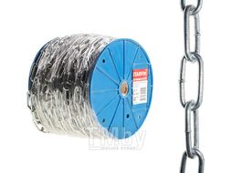 Цепь сварная длиннозвенная, оцинк. М8 DIN 763 (бухта 20 м) STARFIX