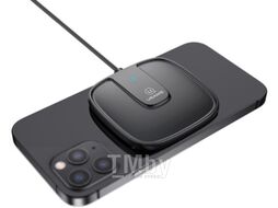 Беспроводное зарядное устройство USAMS US-CD153 Magsafe (iphone 12 и выше) с кабелем чёрное