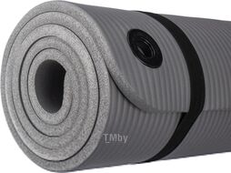 Коврик для йоги и фитнеса Sundays Fitness IR97506 (180x60x1см, серый)