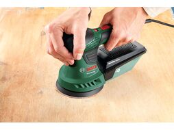 Эксцентриковая шлифмашина BOSCH PEX 400 AE в чем. (370 Вт, 125 мм, 4000 - 26000 кол/мин, регул. об.)