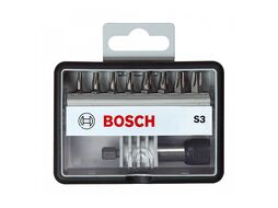 Насадка-бита Robust Line Extra Hard T10/T15/T20/T25/T30/T40 25мм + держатель (9шт) BOSCH 2.607.002.562
