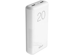 Внешний аккумулятор Golf G81, 20000 mAh белый
