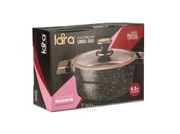 Кастрюля LARA серия МАРСЕЛЬ 28см 7.2л LR02-304