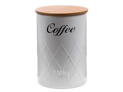 Банка для сыпучих продуктов металлическая "Coffee" 9,5*13 см (арт. GS-03065B-3C, код 217014)
