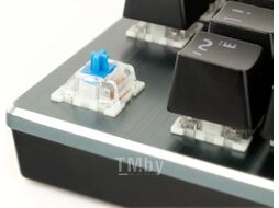 Клавиатура Gembird беспроводная 2.4 ГГц 87 клавиш серебристый+подсветка KBW-G540L