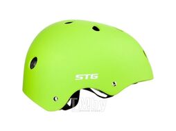 Шлем с фикс застежкой STG Х89044 MTV12 р-р М(55-58)cm салатовый