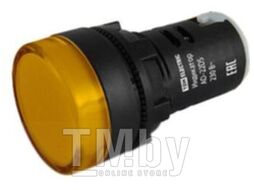 Лампа AD-22DS(LED)матрица d22мм желтый 230В TDM SQ0702-0003