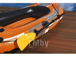 Надувная лодка двухместная Kondor 2000, 196х114 см + весла пластик., насос ножной, BESTWAY (от 6 лет)