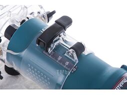 Фрезер кромочный MAKITA 3708 F в кор. (440 Вт, цанга 6 мм, 35000 об/мин, подсветка)