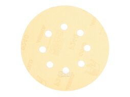 Шлиф. материал на буажной основе 125 мм GRIP R Р240 8 отв. GOLD MIRKA 2361585025