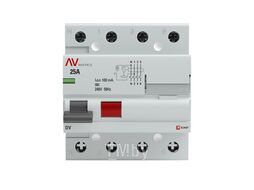 Устройство защитного отключения DV 4P 25А/100мА (A) EKF AVERES